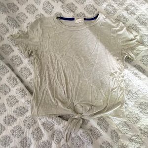 Light Grey Heather Everyday Longer Cropped Top